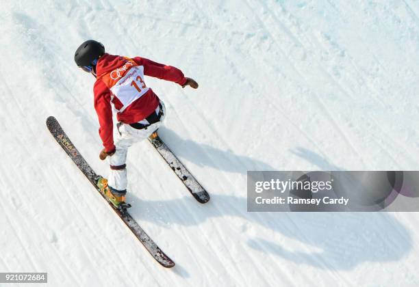 Pyeongchang-gun , South Korea - 20 February 2018; Pavel Chupa of Olympic Athlete of Russia in action during the Freestyle Skiing Mens Ski Halfpipe...