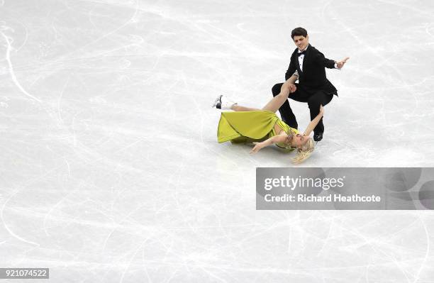 Piper Gilles and Paul Poirier of Canada compete in the Figure Skating Ice Dance Free Dance on day eleven of the PyeongChang 2018 Winter Olympic Games...
