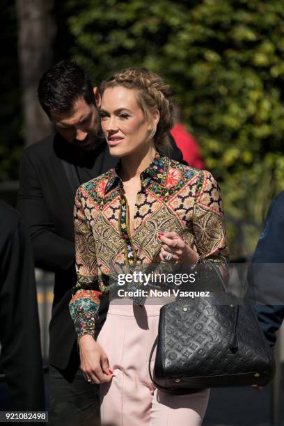 Peta Murgatroyd visits "Extra" at Universal Studios Hollywood on February 19, 2018 in Universal City, California.