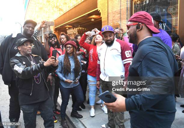 Director Spike Lee greets attendees at "School Daze" 30th Anniversary Screening at The Fox Theatre on February 19, 2018 in Atlanta, Georgia.