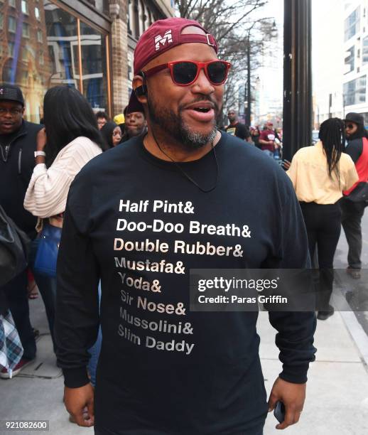 Joe Carlos attends "School Daze" 30th Anniversary Screening at The Fox Theatre on February 19, 2018 in Atlanta, Georgia.