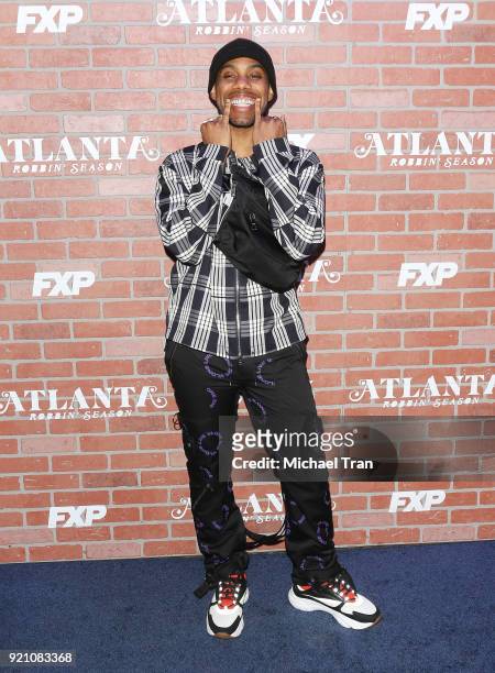 Reese LAFLARE arrives at FX's "Atlanta Robbin' Season" Los Angeles premiere held at Ace Theater Downtown LA on February 19, 2018 in Los Angeles,...