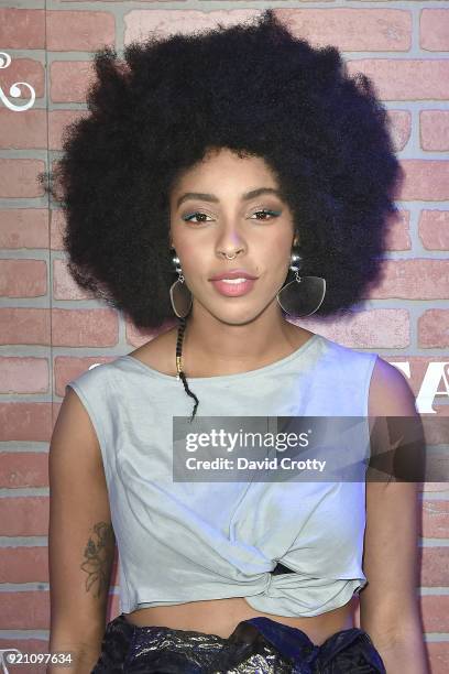 Jessica Williams attends FX's "Atlanta Robbin' Season" Premiere - Arrivals at Ace Theater Downtown LA on February 19, 2018 in Los Angeles, California.