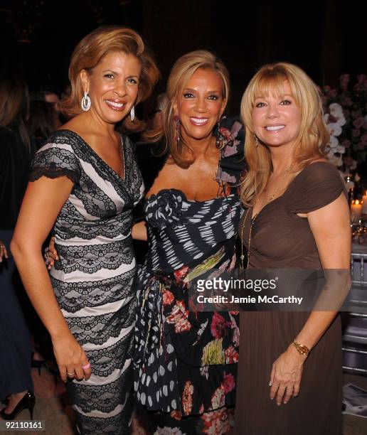Hoda Kotb, Denise Rich and Kathie Lee Gifford attend 2009 Angel Ball to Benefit Gabrielle�s Angel Foundation hosted by Denise Rich at Cipriani, Wall...