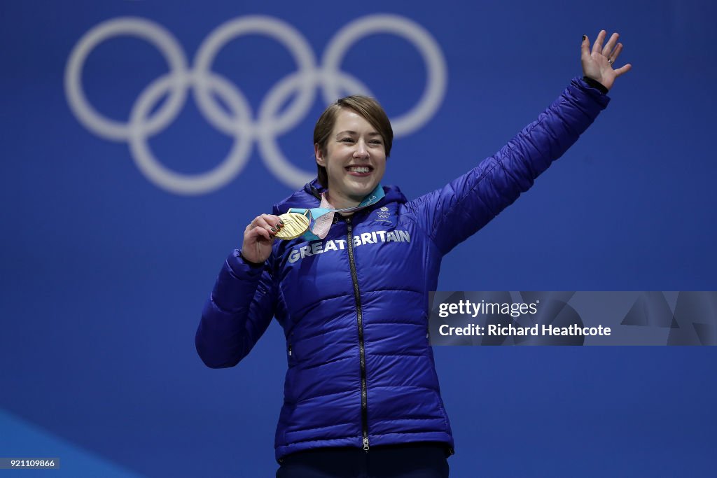 Medal Ceremony - Winter Olympics Day 9