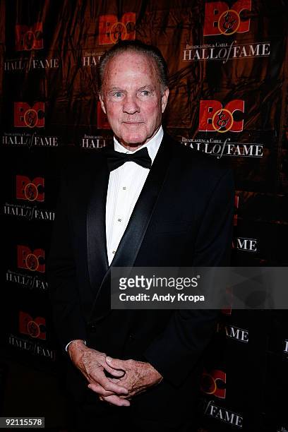 Frank Gifford attends the 19th Annual Broadcasting & Cable Hall of Fame Awards at The Waldorf-Astoria on October 20, 2009 in New York City.