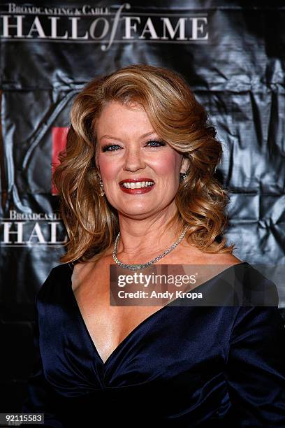 Host of "Entertainment Tonight" Mary Hart attends the 19th Annual Broadcasting & Cable Hall of Fame Awards at The Waldorf-Astoria on October 20, 2009...