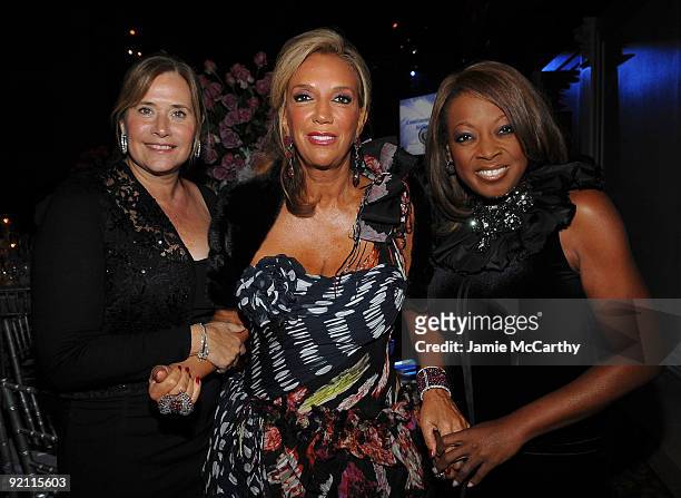 Lorraine Bracco, Denise Rich and Star Jones attend 2009 Angel Ball to Benefit Gabrielle�s Angel Foundation hosted by Denise Rich at Cipriani, Wall...