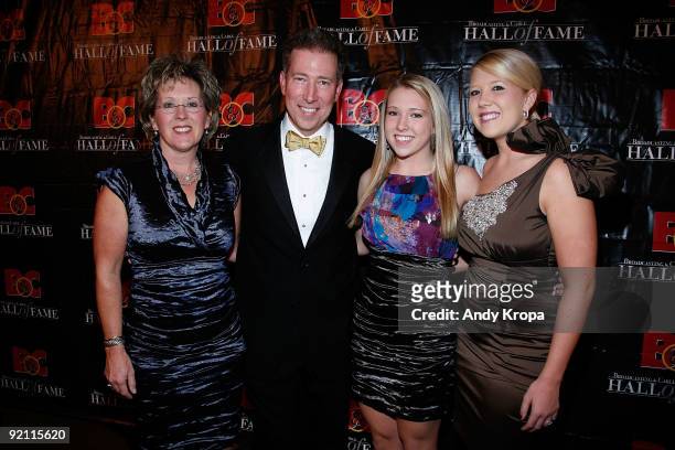 President of Cox Communications Pat Esser attends the 19th Annual Broadcasting & Cable Hall of Fame Awards with his wife Connie and their children...