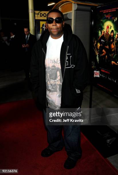 Actor Kenan Thompson arrives at the premiere of "Stan Helsing", Bo Zenga's hilarious horror film parody held at ArcLight Hollywood on October 20,...