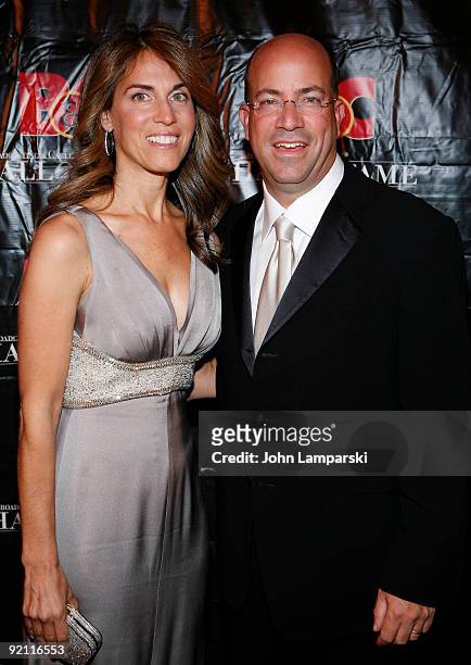 Caryn Zucker and Jeff Zucker attends the 19th Annual Broadcasting & Cable Hall of Fame Awards at The Waldorf=Astoria on October 20, 2009 in New York...