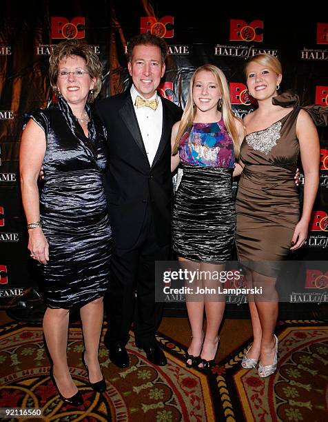 Connie Esser, Pat Esser, Rochelle Esser and Sarah Esser attend the 19th Annual Broadcasting & Cable Hall of Fame Awards at The Waldorf=Astoria on...
