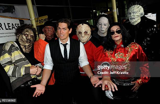 Actor Steve Howey arrives at the premiere of "Stan Helsing", Bo Zenga's hilarious horror film parody held at ArcLight Hollywood on October 20, 2009...