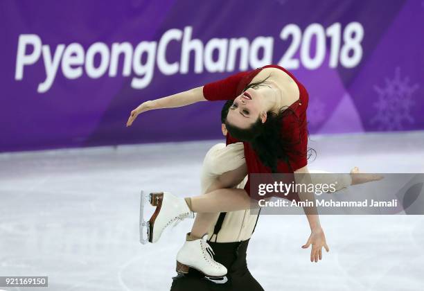 Anna Cappellini and Luca Lanotte of Italy compete in the Figure Skating Ice Dance Free Dance on day eleven of the PyeongChang 2018 Winter Olympic...