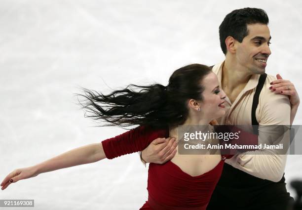 Anna Cappellini and Luca Lanotte of Italy compete in the Figure Skating Ice Dance Free Dance on day eleven of the PyeongChang 2018 Winter Olympic...