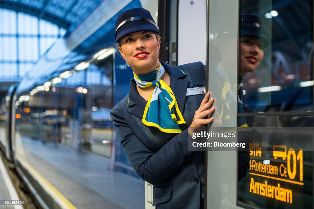 Eurostar International Ltd. Chief Executive Officer Nicolas Petrovic Presents The Inaugural Service From St Pancras To Amsterdam