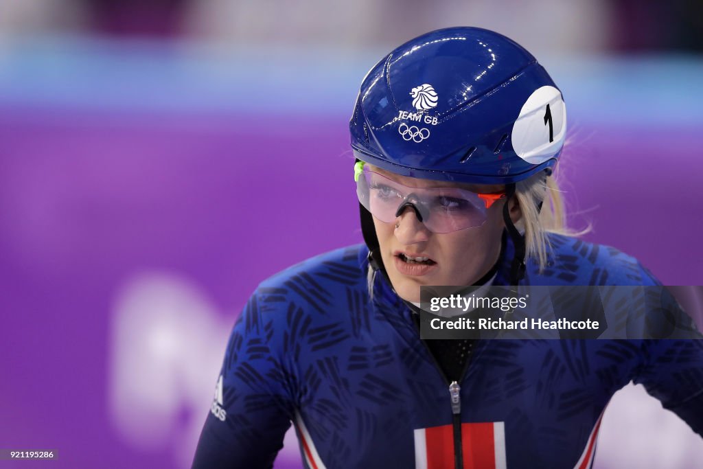 Short Track Speed Skating - Winter Olympics Day 11