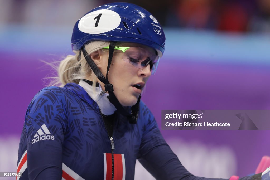 Short Track Speed Skating - Winter Olympics Day 11