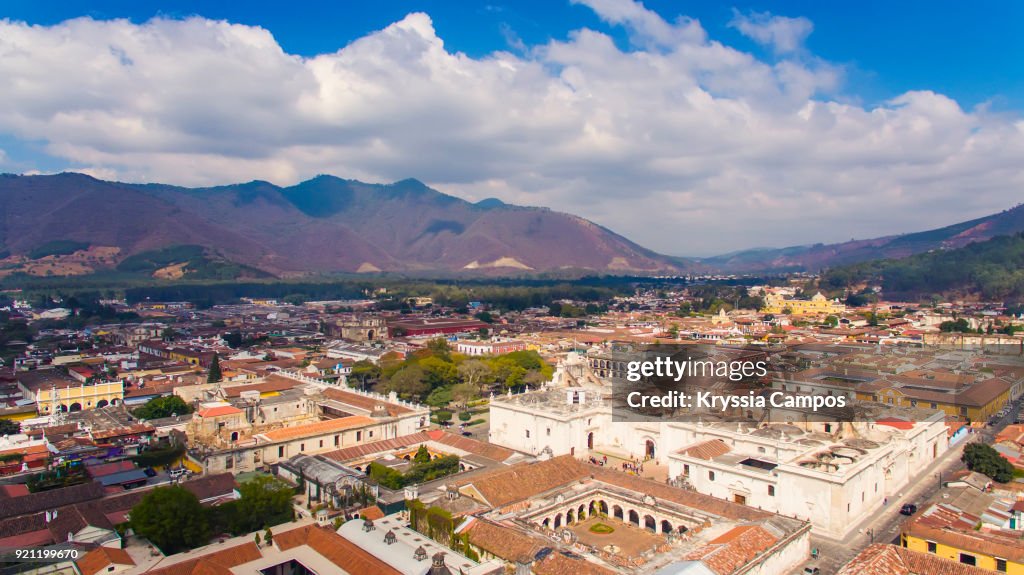 Landscape at City of Antigua - Guatemala