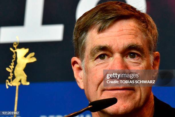 Film director and screenwriter Gus Van Sant attends a press conference for the film "Don't Worry, He Won't Get Far on Foot" in competition during the...