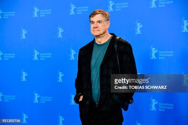 Film director and screenwriter Gus Van Sant poses during the photo call for the film "Don't Worry, He Won't Get Far on Foot" presented in competition...