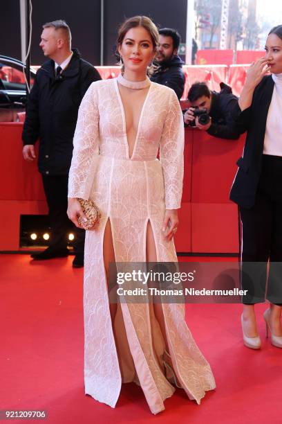 Shaina Magdayao attends the 'Season of the Devil' premiere during the 68th Berlinale International Film Festival Berlin at Berlinale Palast on...