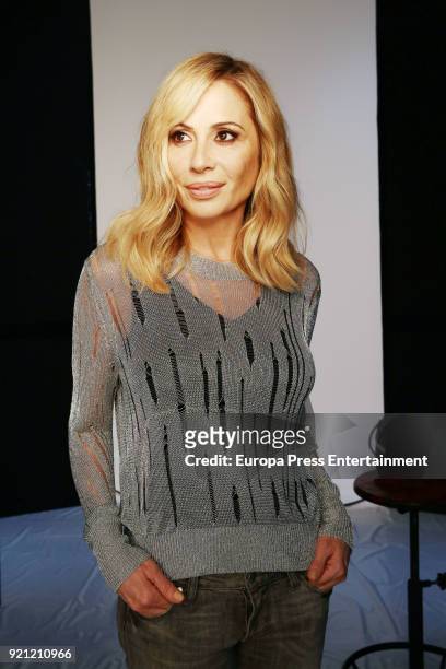 Marta Sanchez poses for a photo session on February 19, 2018 in Madrid, Spain.