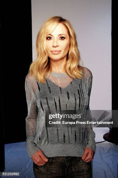 Marta Sanchez poses for a photo session on February 19, 2018 in Madrid, Spain.