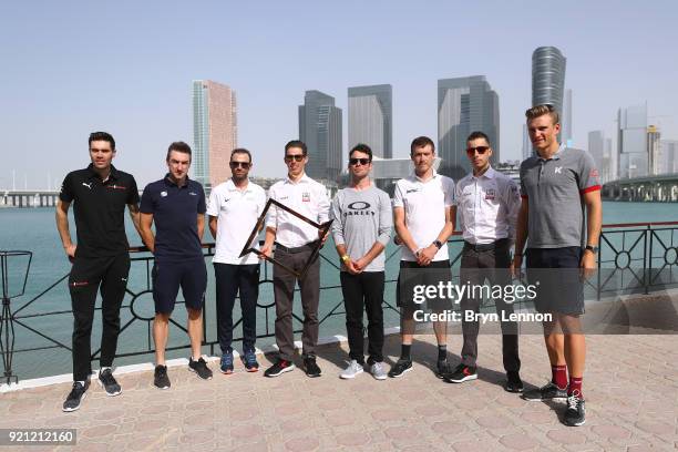 4th Abu Dhabi Tour 2018 / Top Riders Press Conference Tom Dumoulin of The Netherlands / Elia Viviani of Italy / Alejandro Valverde of Spain / Rui...