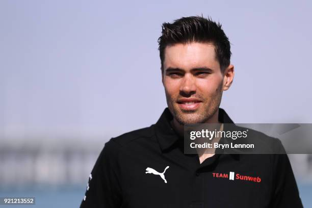 4th Abu Dhabi Tour 2018 / Top Riders Press Conference Tom Dumoulin of The Netherlands / Yas Marina F1 Circuit / PC / Ride to Abu Dhabi /