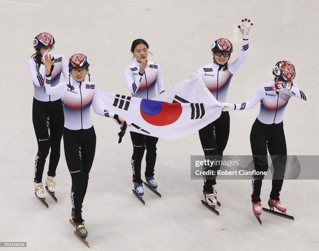 Short Track Speed Skating - Winter Olympics Day 11