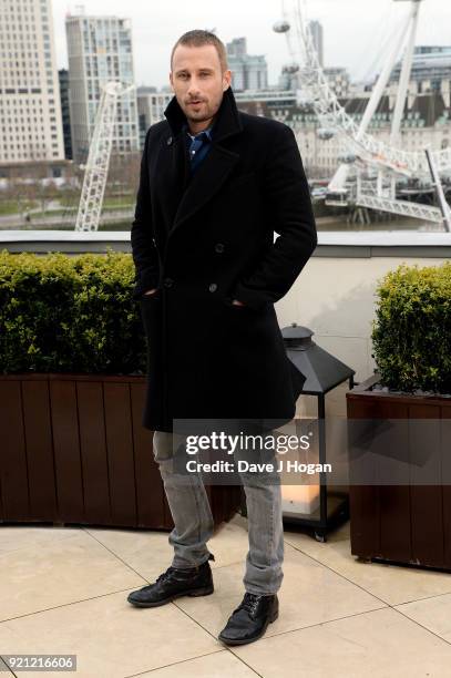 Matthias Schoenaerts attends the 'Red Sparrow' photocall at The Corinthia Hotel on February 20, 2018 in London, England.