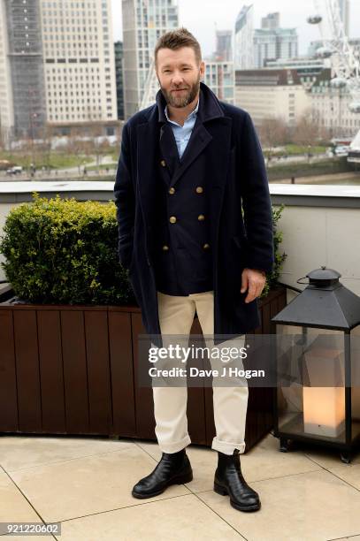 Joel Edgerton attends the 'Red Sparrow' photocall at The Corinthia Hotel on February 20, 2018 in London, England.