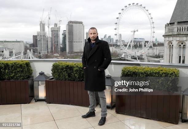 Matthias Schoenaerts during the 'Red Sparrow' photocall at The Corinthia Hotel on February 20, 2018 in London, England.