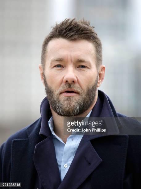 Joel Edgerton during the 'Red Sparrow' photocall at The Corinthia Hotel on February 20, 2018 in London, England.