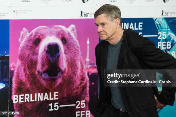 Gus Van Sant attends the 'Don't Worry, He Won't Get Far on Foot' press conference during the 68th Berlinale International Film Festival Berlin at...