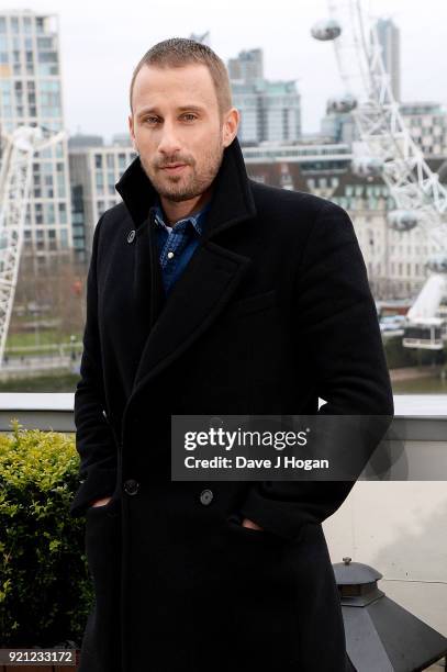 Matthias Schoenaerts attends the 'Red Sparrow' photocall at The Corinthia Hotel on February 20, 2018 in London, England.