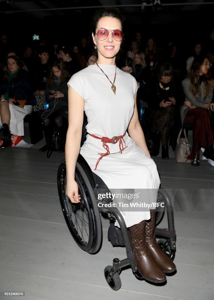 Teatum Jones - Front Row - LFW February 2018