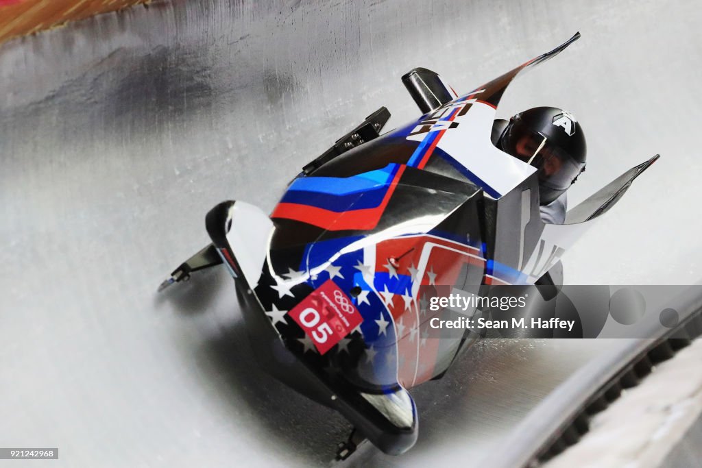 Bobsleigh - Winter Olympics Day 11
