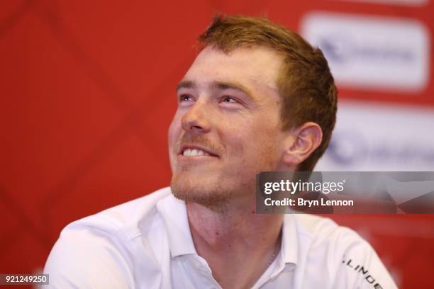 4th Abu Dhabi Tour 2018 / Top Riders Press Conference Rohan Dennis of Australia / Yas Marina F1 Circuit / PC / Ride to Abu Dhabi /