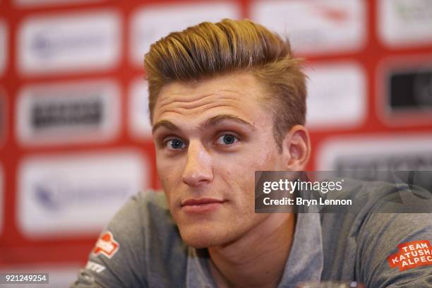 4th Abu Dhabi Tour 2018 / Top Riders Press Conference Marcel Kittel of Germany / Yas Marina F1 Circuit / PC / Ride to Abu Dhabi /