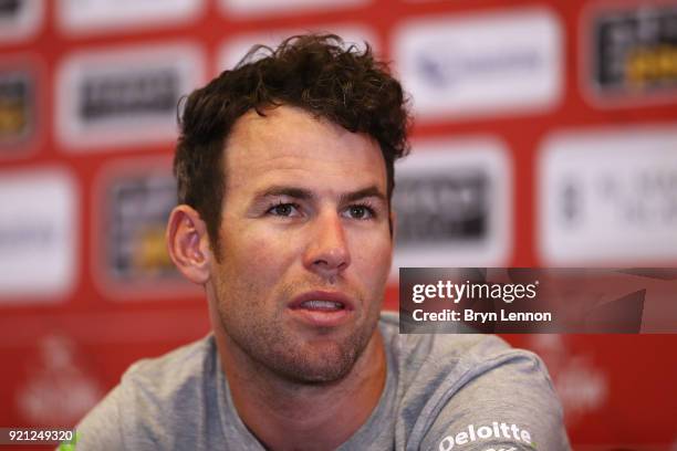 4th Abu Dhabi Tour 2018 / Top Riders Press Conference Mark Cavendish of Great Britain / Yas Marina F1 Circuit / PC / Ride to Abu Dhabi /