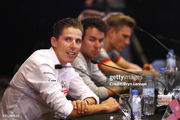 4th Abu Dhabi Tour 2018 / Top Riders Press Conference Rui Costa of Portugal / Yas Marina F1 Circuit / PC / Ride to Abu Dhabi /