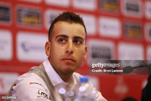 4th Abu Dhabi Tour 2018 / Top Riders Press Conference Fabio Aru of Italy / Yas Marina F1 Circuit / PC / Ride to Abu Dhabi /