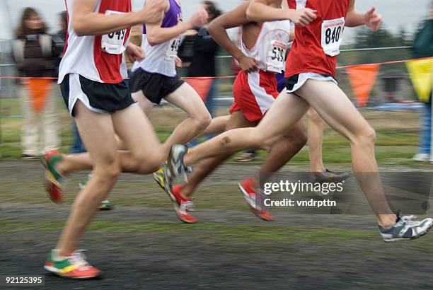 cross country race - trail running stock pictures, royalty-free photos & images