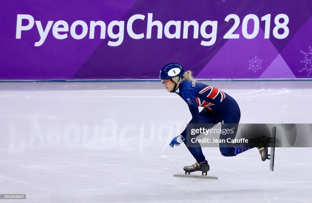 Short Track Speed Skating - Winter Olympics Day 11