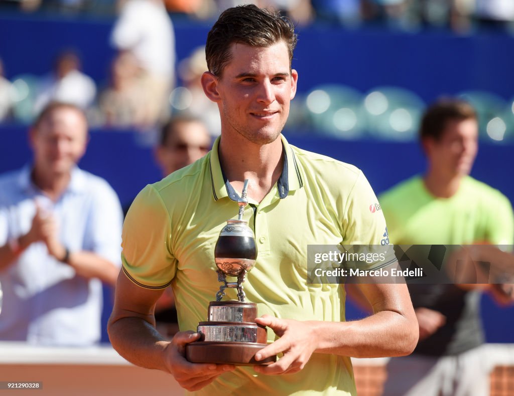 Dominic Thiem v Aljaz Bedene - ATP Argentina Open Final