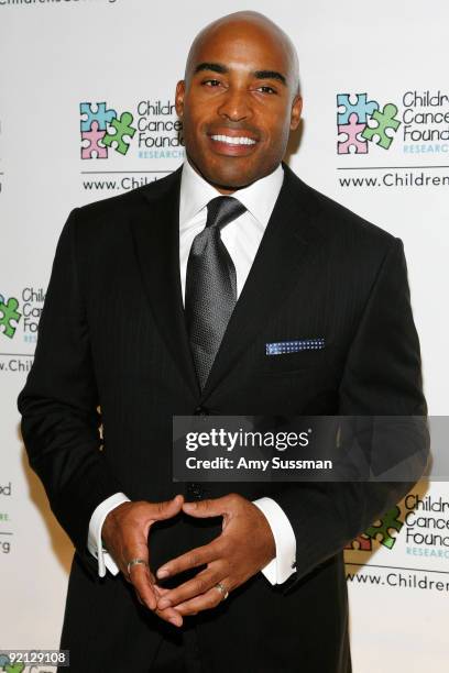 Sports broadcaster Tiki Barber attends the "Breakthrough Ball" fundraising gala at The Plaza Hotel on October 20, 2009 in New York City.