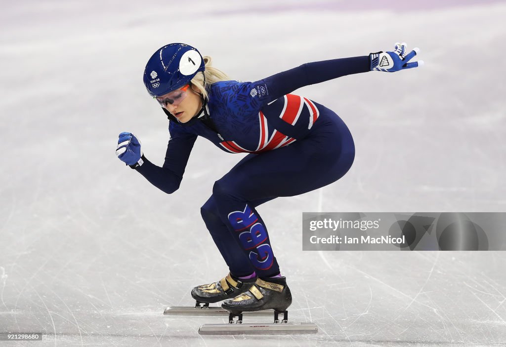 Short Track Speed Skating - Winter Olympics Day 11