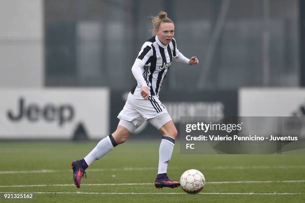 Sanni Maija Franssi of Juventus Women in action during the match between Juventus Women and Empoli Ladies at Juventus Center Vinovo on February 17,...